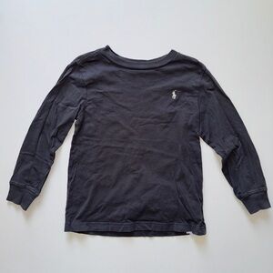Polo by Ralph Lauren Kids Charcoal Gray Long Sleeved T-Shirt - Size 4 / 4T